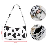 Vintage Animal Print Shoulder Bag Small Purse