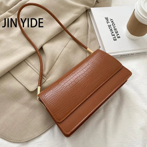 Animal Prints Shoulder Bag PU Leather Underarm Bag