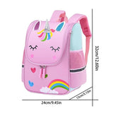 Kids Unicorn Schoolbag Student Pencil Case Little Girl Backpack