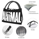 Animal Training Insulated Lunch Bags for Women Bodybuilding Fitness Gym