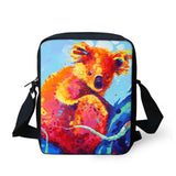 Animal Watercolor Art Print Mini Shoulder Bag