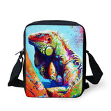 Animal Watercolor Art Print Mini Shoulder Bag