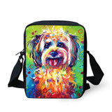 Animal Watercolor Art Print Mini Shoulder Bag