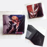 Anime BLEACH Kurosaki Ichigo Short Wallet PU Purse Cosplay Gift