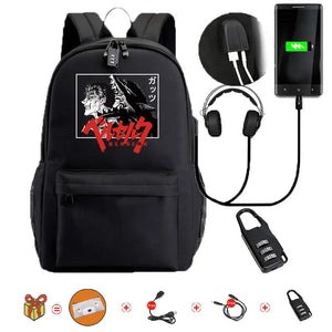 Anime Berserk School Bag Harajuku Bookbag for Kids