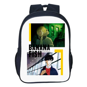 Anime Banana Fish Back Pack School Bag Teen Girls Women Rucksack Men Backpack