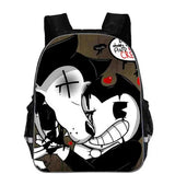 Anime Bendy Ink Machine Backpack Teens School Bookbag Gift