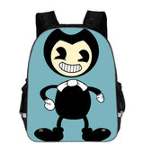 Anime Bendy Ink Machine Backpack Teens School Bookbag Gift