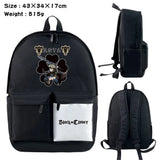 Anime Clover Nylon Backpack Schoolbag Laptop Bag Zipper Bookbag