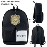 Anime Clover Nylon Backpack Schoolbag Laptop Bag Zipper Bookbag
