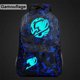 Anime Fairy Tail Luminous School Bag for Teenagers