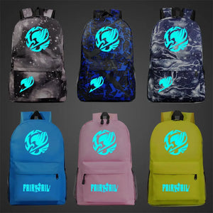 Anime Fairy Tail Luminous School Bag for Teenagers