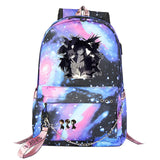 Anime Bungo Stray Dogs Canvas Backpack with USB Chain - School Book Bag