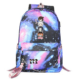 Anime Bungo Stray Dogs Canvas Backpack with USB Chain - School Book Bag