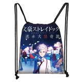 Anime Bungou Stray Dogs Drawstring Bag - Osamu Chuya Nakahara Backpack