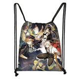 Anime Bungou Stray Dogs Drawstring Bag - Osamu Chuya Nakahara Backpack