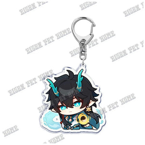 Anime Honkai Star Rail Keychain Bag Game Pendant Key Chain Ring