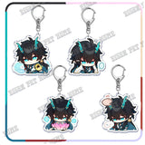 Anime Honkai Star Rail Keychain Bag Game Pendant Key Chain Ring