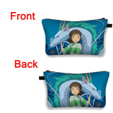 Anime Spirited Away Cosmetic Bag Makeup Organize Travel Beauty Pouch