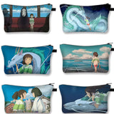 Anime Spirited Away Makeup Bag for Girls