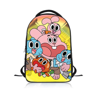 Anime Cartoon Students Backpack School Bag Children Boys Girls Rucksack