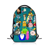 Anime Cartoon Students Backpack School Bag Children Boys Girls Rucksack