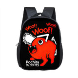 Anime Chainsaw Man Backpack for Kids Cosplay Schoolbag