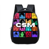 Anime Chainsaw Man Backpack for Kids Cosplay Schoolbag