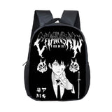Anime Chainsaw Man Backpack for Kids Cosplay Schoolbag
