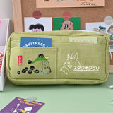 Anime Cosmetic Bag Women Pencil Case Makeup Storage Bag Zipper Pouch