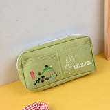 Anime Cosmetic Bag Women Pencil Case Makeup Storage Bag Zipper Pouch
