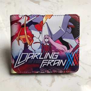 Darling in the FRANXX Zero Two Wallet PU Leather Purse Short Wallet Gift