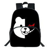 Danganronpa Backpack Monokuma Nylon Large Student School Bag Men Travel Rucksack