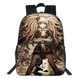 Danganronpa Backpack Monokuma Nylon Large Student School Bag Men Travel Rucksack