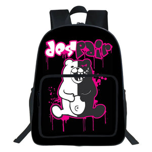 Anime Danganronpa Backpack Monokuma School Bag Bear Pattern Student Teenagers