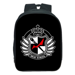 Danganronpa Backpack Bear Pattern School Bag Teenagers Book Bag