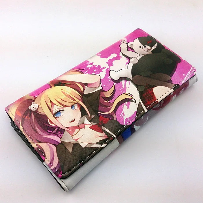 Danganronpa Long Style PU Wallet Monokuma Kirigiri Kyouko Purse