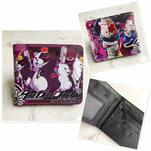 Danganronpa Monokuma Wallet Short PU Purse Cosplay Gift