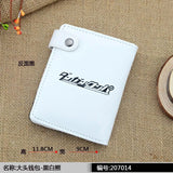 Danganronpa Wallet with Monokuma Print Button Purse