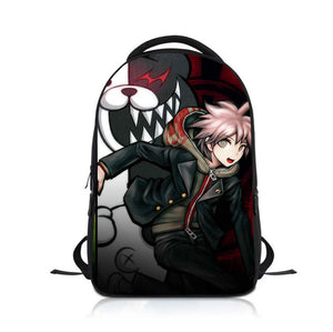 Danganronpa Students Backpack School Bag Children Cartoon Knapsack