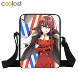 Anime Darling In The FranXX Messenger Bag HIRO ZERO TWO Girls Crossbody Handbag