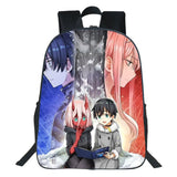 Anime Darling In The Franxx Backpack School Bag Boy Girl Men Bookbag