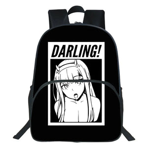 Anime Darling In The Franxx Backpack Boy Girl Bags Women Rucksack