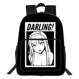 Anime Darling In The Franxx Backpack Double-layer Bookbag Cartoon Backpack Zero