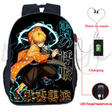 Anime Demon Slayer Backpack For Teens School Bags Knapsack