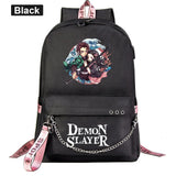 Demon Slayer Backpack Wings of Freedom School Book Bags Travel Boys Girls