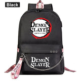 Demon Slayer Backpack Wings of Freedom School Book Bags Travel Boys Girls