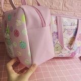 Anime Demon Slayer Sumikko Gurashi Zipper Picnic Lunch Bag