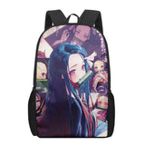 Nezuko Print School Bag for Boys and Girls