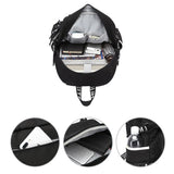 Demon Slayer Kamado Nezuko USB Backpack Bag School Bags Cosplay Men Student